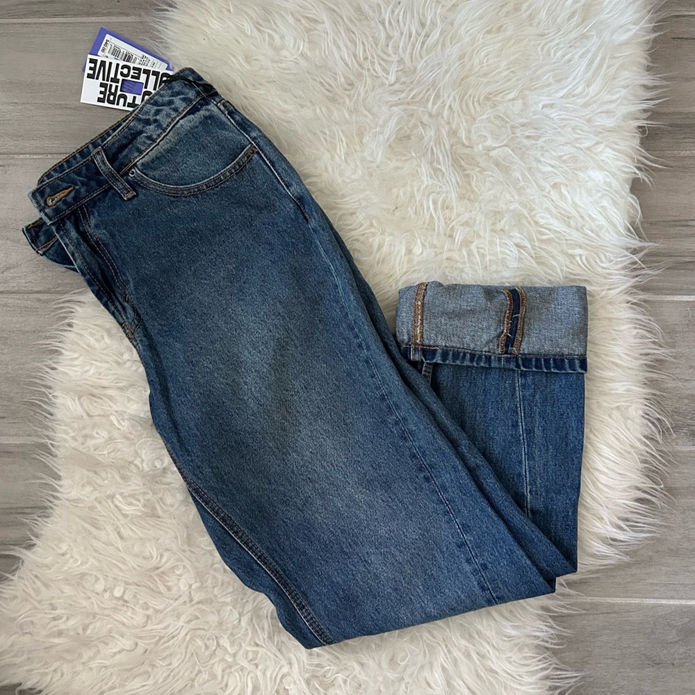 High-Rise Faded Boyfriend Jeans - Future Collective with Kahlana Barfield Brown - Picture 6 of 7
